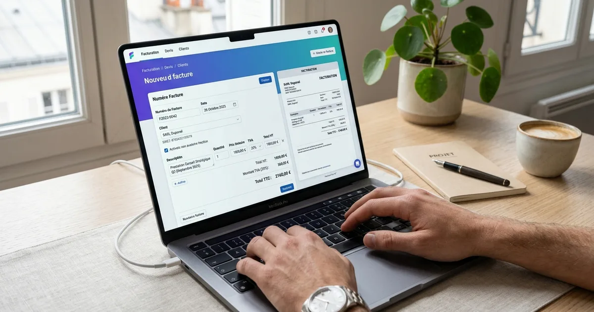 Tableau de Bord Financier dans Votre Logiciel de Facturation 2026
